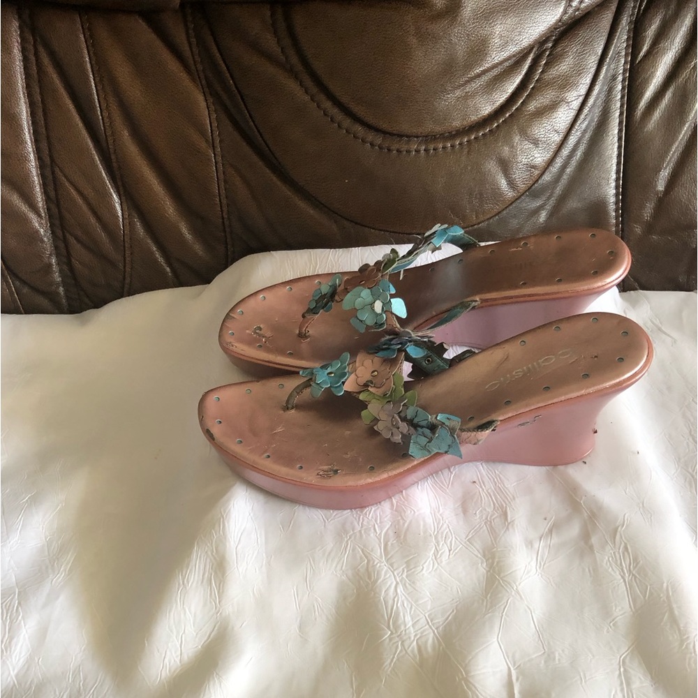Ballistic Platform Slip On Sandals, size 8.5M